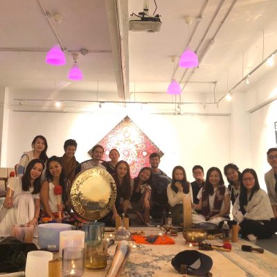 Miraclevie Sound Healing official logo with sunburst and crescent moon design.