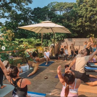 List of retreat inclusions like eco-accommodation, cacao ceremonies, and plant medicine at Miraclevie Sound Healing.